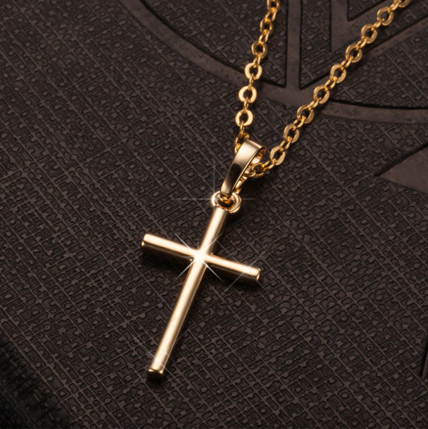 Crucifix™ - Luxury Royal Cross Chain - Verrarie - Luxe Gold