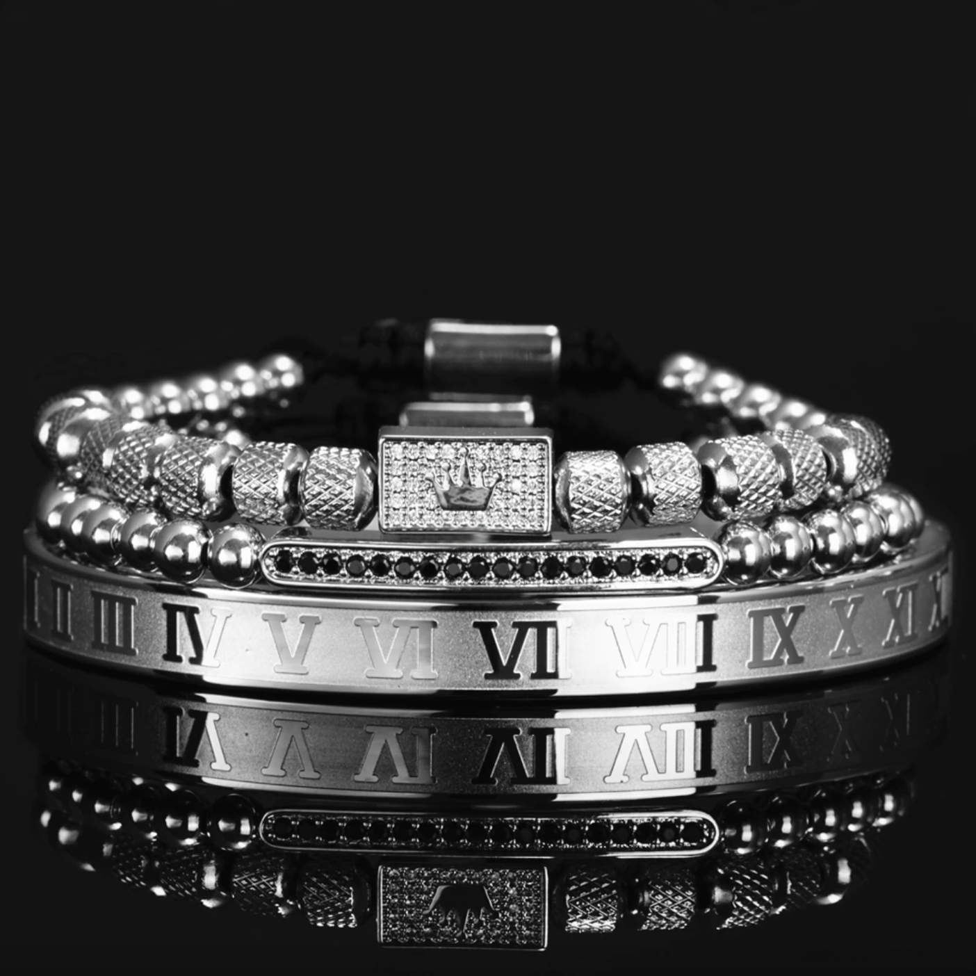 CrownSet™ - Luxury Royal King Edition - Verrarie - Sterling Silver