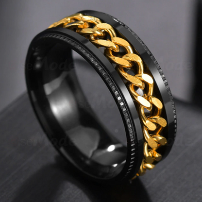 LavishRing™ - Luxury Chain Spinner Ring - Verrarie -