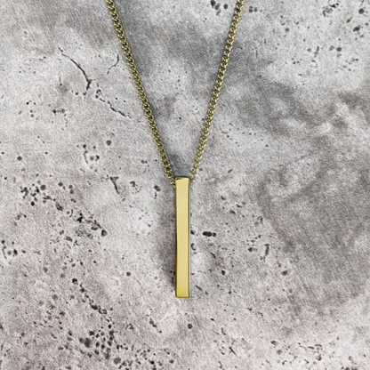 ClassicChain™ - Luxury Cuban Pendant Necklace - Verrarie - Luxe Gold