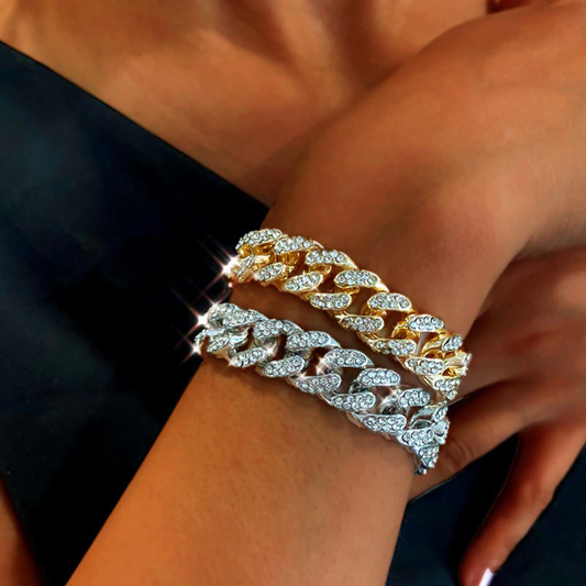 BlingBracelet™ - Iced Cuban Link Bracelet - Verrarie -