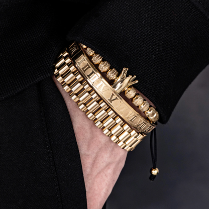 MacrameSet™ - Luxury Crown Funk Bracelet - Verrarie -