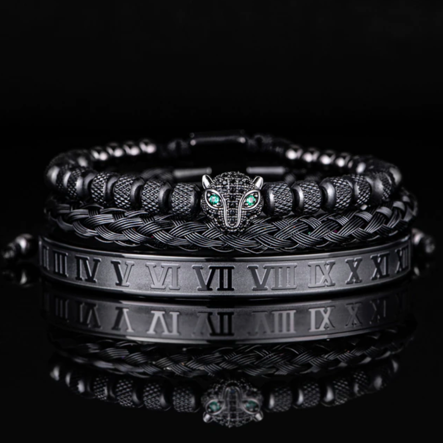 RavenSet™ - Luxury Green-Eyed Wolf Edition - Verrarie - Matte Black