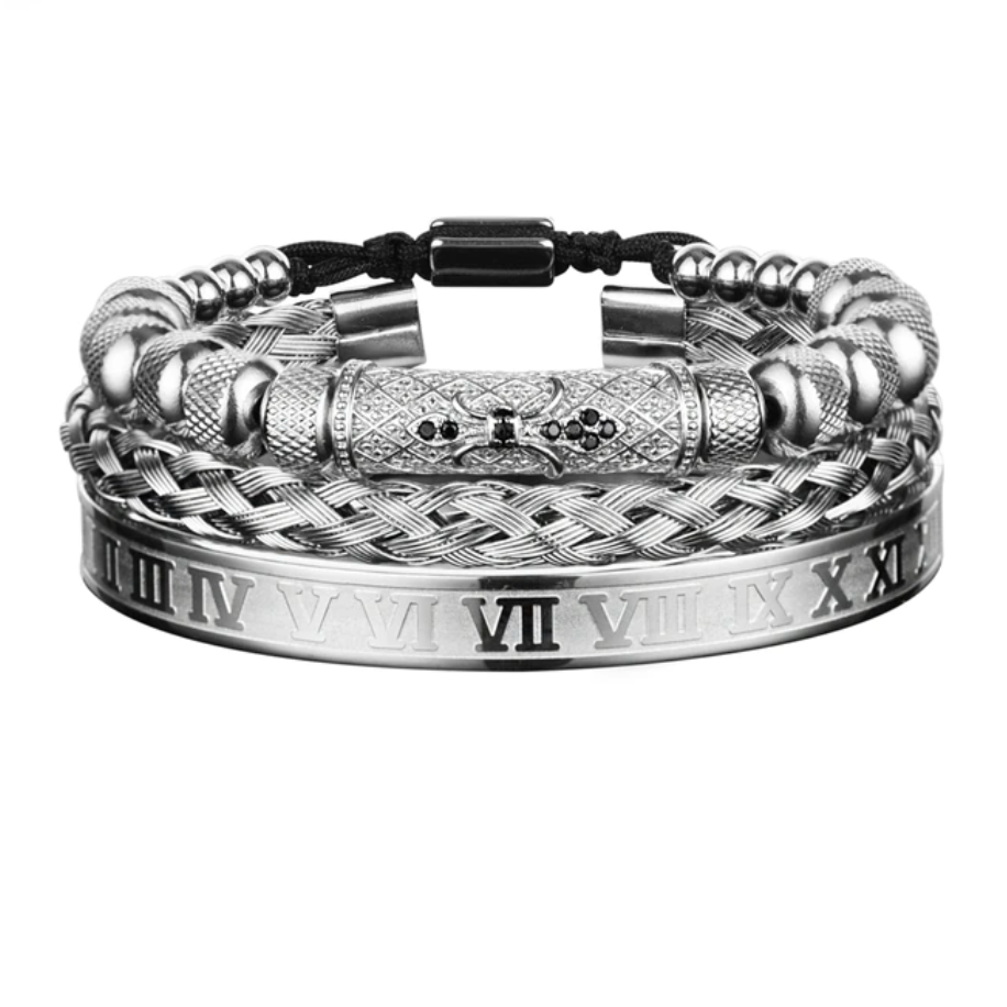 ThroneSet™ - Luxury King Enamel Edition - Verrarie - Sterling Silver